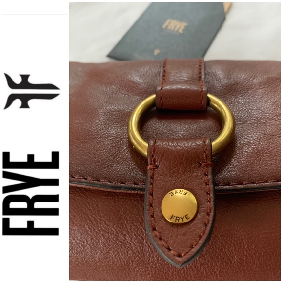 LAST 1 ‼️ FRYE genuine leather crossbody cognac - Picture 5 of 7